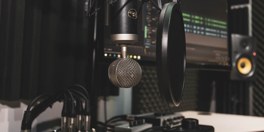 recording space for podcasting